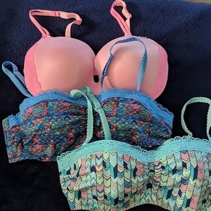 Aerie bra lot 36C and 34D